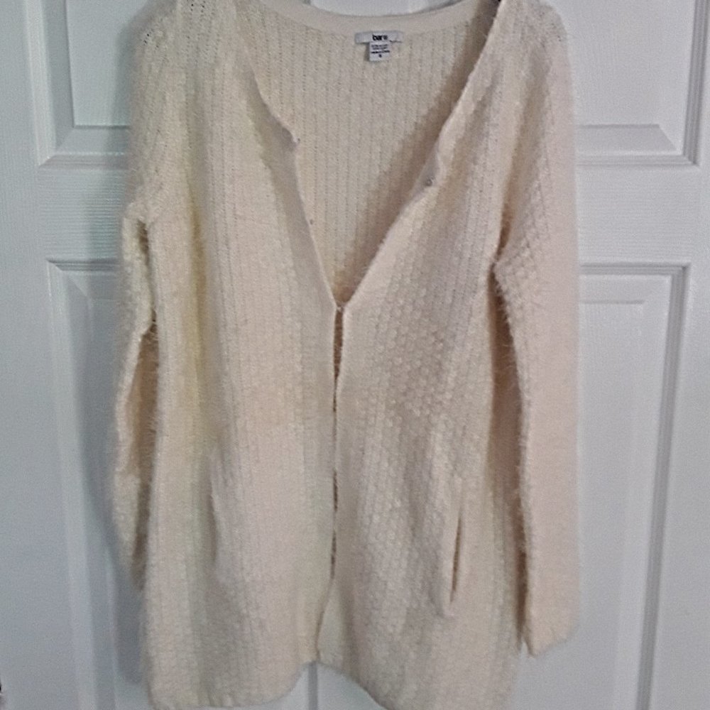 Bar III Cream Cardigan